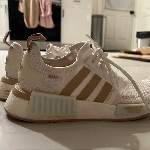 adidas | Shoes | Adidas Nmd R Cream And Pink Sneakers | Poshmark